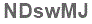The text to enter in the texbox below is: NDswMJ