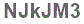 The text to enter in the texbox below is: NJkJM3
