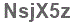 The text to enter in the texbox below is: NsjX5z