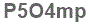 The text to enter in the texbox below is: P5O4mp