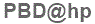 The text to enter in the texbox below is: PBD@hp