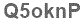 The text to enter in the texbox below is: Q5oknP