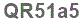 The text to enter in the texbox below is: QR51a5