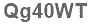The text to enter in the texbox below is: Qg40WT