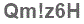 The text to enter in the texbox below is: Qm!z6H
