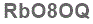 The text to enter in the texbox below is: RbO8OQ