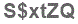 The text to enter in the texbox below is: S$xtZQ