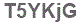 The text to enter in the texbox below is: T5YKjG