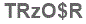 The text to enter in the texbox below is: TRzO$R