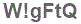 The text to enter in the texbox below is: W!gFtQ