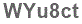 The text to enter in the texbox below is: WYu8ct