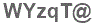 The text to enter in the texbox below is: WYzqT@