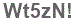 The text to enter in the texbox below is: Wt5zN!