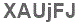 The text to enter in the texbox below is: XAUjFJ