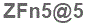 The text to enter in the texbox below is: ZFn5@5