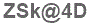 The text to enter in the texbox below is: ZSk@4D
