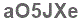 The text to enter in the texbox below is: aO5JXe