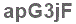 The text to enter in the texbox below is: apG3jF
