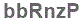 The text to enter in the texbox below is: bbRnzP