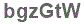 The text to enter in the texbox below is: bgzGtW