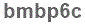 The text to enter in the texbox below is: bmbp6c