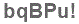The text to enter in the texbox below is: bqBPu!