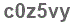 The text to enter in the texbox below is: c0z5vy