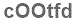 The text to enter in the texbox below is: cOOtfd