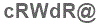 The text to enter in the texbox below is: cRWdR@