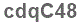The text to enter in the texbox below is: cdqC48