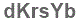 The text to enter in the texbox below is: dKrsYb