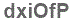 The text to enter in the texbox below is: dxiOfP