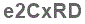 The text to enter in the texbox below is: e2CxRD