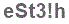 The text to enter in the texbox below is: eSt3!h