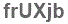 The text to enter in the texbox below is: frUXjb