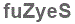 The text to enter in the texbox below is: fuZyeS