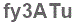 The text to enter in the texbox below is: fy3ATu