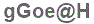 The text to enter in the texbox below is: gGoe@H