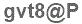 The text to enter in the texbox below is: gvt8@P