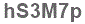 The text to enter in the texbox below is: hS3M7p