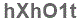 The text to enter in the texbox below is: hXhO1t