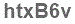 The text to enter in the texbox below is: htxB6v