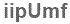 The text to enter in the texbox below is: iipUmf