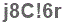 The text to enter in the texbox below is: j8C!6r