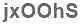 The text to enter in the texbox below is: jxOOhS