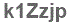 The text to enter in the texbox below is: k1Zzjp