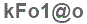 The text to enter in the texbox below is: kFo1@o