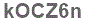 The text to enter in the texbox below is: kOCZ6n