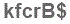 The text to enter in the texbox below is: kfcrB$