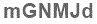 The text to enter in the texbox below is: mGNMJd